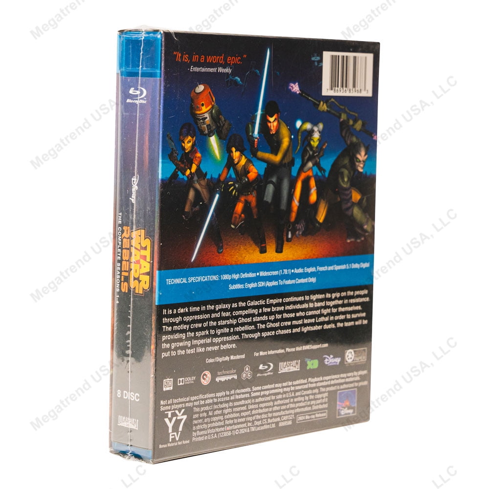 Star Wars Rebels Complete Series Seasons 1-4 (Blu-ray) - Walmart.com