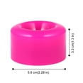 thumbnail image 4 of CUITING 4 Pcs Roues à Double Rangée en PU Accessoires de Patins à Roulettes avec Roulement, 4 of 5