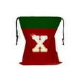 thumbnail image 1 of Bolsa de Almacenamiento Del Árbol de Navidad Bolsa de Regalo de Navidad de 26 Cartas 12.2x14.96In Rojo Poliéster con Cordón Bolsas de Regalo de Navidad, 1 of 6