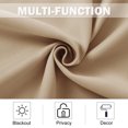 thumbnail image 4 of NICETOWN Blackout Curtains for Kitchen, Room Darkening Thermal Insulated Curtains Small Bathroom Window Curtain Tiers Privacy Grommet Curtain Treatment, 42"x36", Biscotti Beige, 2 Panels, 4 of 7