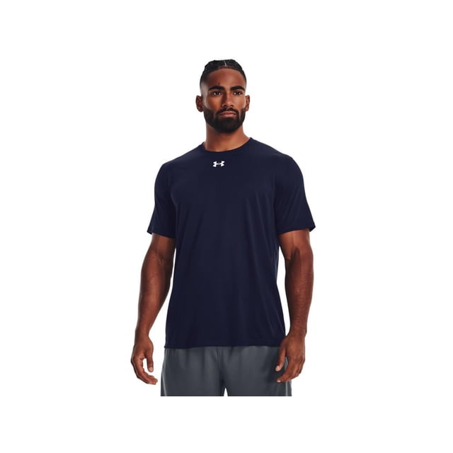 Camiseta Under Armour Team Tech para hombre de manga corta azul marino