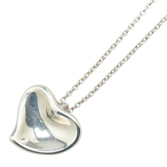 Pre-Owned Tiffany & Co. Full Heart Necklace in 925 Sterling Silver for Women (Good)