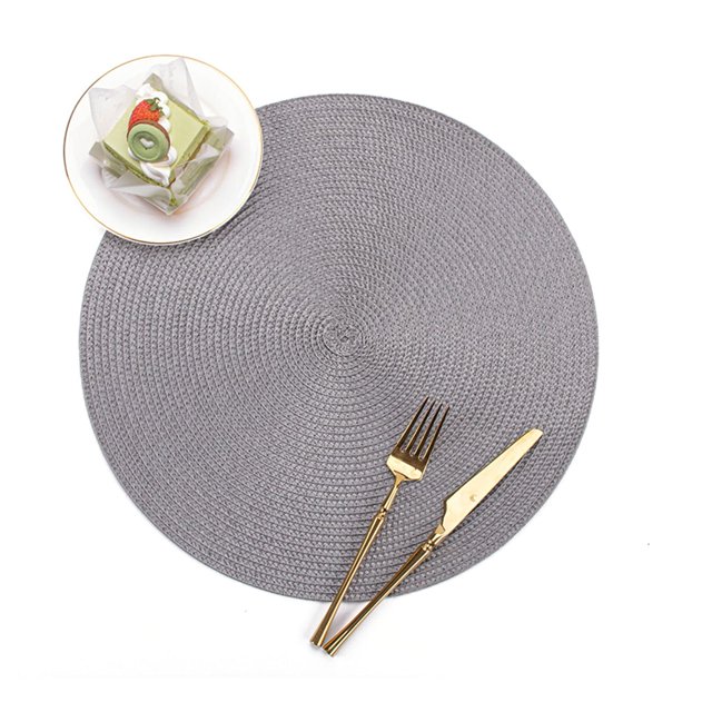 Napperon de Table Couleur Unie Isolation Thermique Napperon Résistant à l'Usure Napperon de Table pour Cuisine Maison