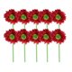 thumbnail image 5 of Wosthever 10 piezas de flores artificiales Gerbera plantas falsas de una sola rama hogar jardín Type6 NO6, 5 of 6