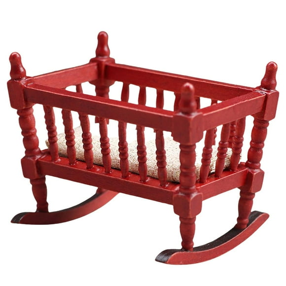 Wooden Doll Cradle