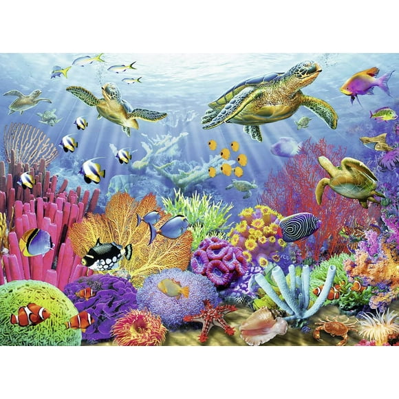 HHHC Eaux Tropicales Casse-Tête de 500 Pcs pour Adultes – Chaque Pièce Est Unique, Technologie Softclick Signifie Que les Pièces s'Assemblent Parfaitement