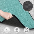 thumbnail image 3 of Fotbe Teal Green Glitter Juego de 4 Tapetes para Auto con Estampado – Alfombrillas de Goma Reforzada, Diseño Antideslizante, Protección para Todo el Año – Vehículos, Autos, Camionetas y SUVs, 3 of 7