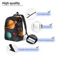 thumbnail image 3 of Lafuoo Solar System Paper Art Pattern Canvas Backpack, Zipper Laptop Backpack Travel Bag Sports Bag Unisex-Small, 3 of 5