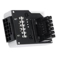 thumbnail image 2 of Adaptador de corriente 12+4 16 pines 450 W portátil para tarjetas gráficas, tarjetas de vídeo, escritorios STD Blanco perfke Conector de dirección asistida, 2 of 9