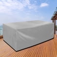 thumbnail image 1 of Funda para muebles de tela Oxford 210D, funda impermeable para exteriores, para jardín, para mesa de patio y silla, funda antipolvo, funda combinada para mesa y silla, 1 of 4
