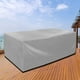 thumbnail image 5 of Funda para muebles de tela Oxford 210D, funda impermeable para exteriores, para jardín, para mesa de patio y silla, funda antipolvo, funda combinada para mesa y silla, 5 of 5
