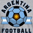 thumbnail image 3 of CafePress - Argentina Football T Shirt - Fitted T-Shirt, Vintage Fit Soft Cotton Tee, 3 of 4