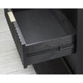 thumbnail image 3 of Modus Furniture Kentifield Solid Wood Eight Drawer Dresser, Black Drifted Oak, 3 of 6