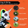 thumbnail image 6 of Joyfy 5 ft Halloween Inflatable Sitting Skeleton Unicorn with Build-in LEDs,Halloween Blow up Yard Decorations Outdoor Decorations, 6 of 8