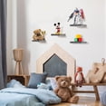 thumbnail image 6 of Sorbus Square Floating Shelf for Wall - 4 Small Shelves with Invisible Mounting Brackets for Living Room Decor, Bedroom, Bathroom Decor, Home & Kitchen - 9" Wall Shelf to Display Photos Trophies, 6 of 7