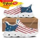 thumbnail image 1 of 7.4 Zapatos planos con estampado de la Estatua de la Libertad y la bandera estadounidense para mujer, zapatillas modernas para primavera y verano., 1 of 6