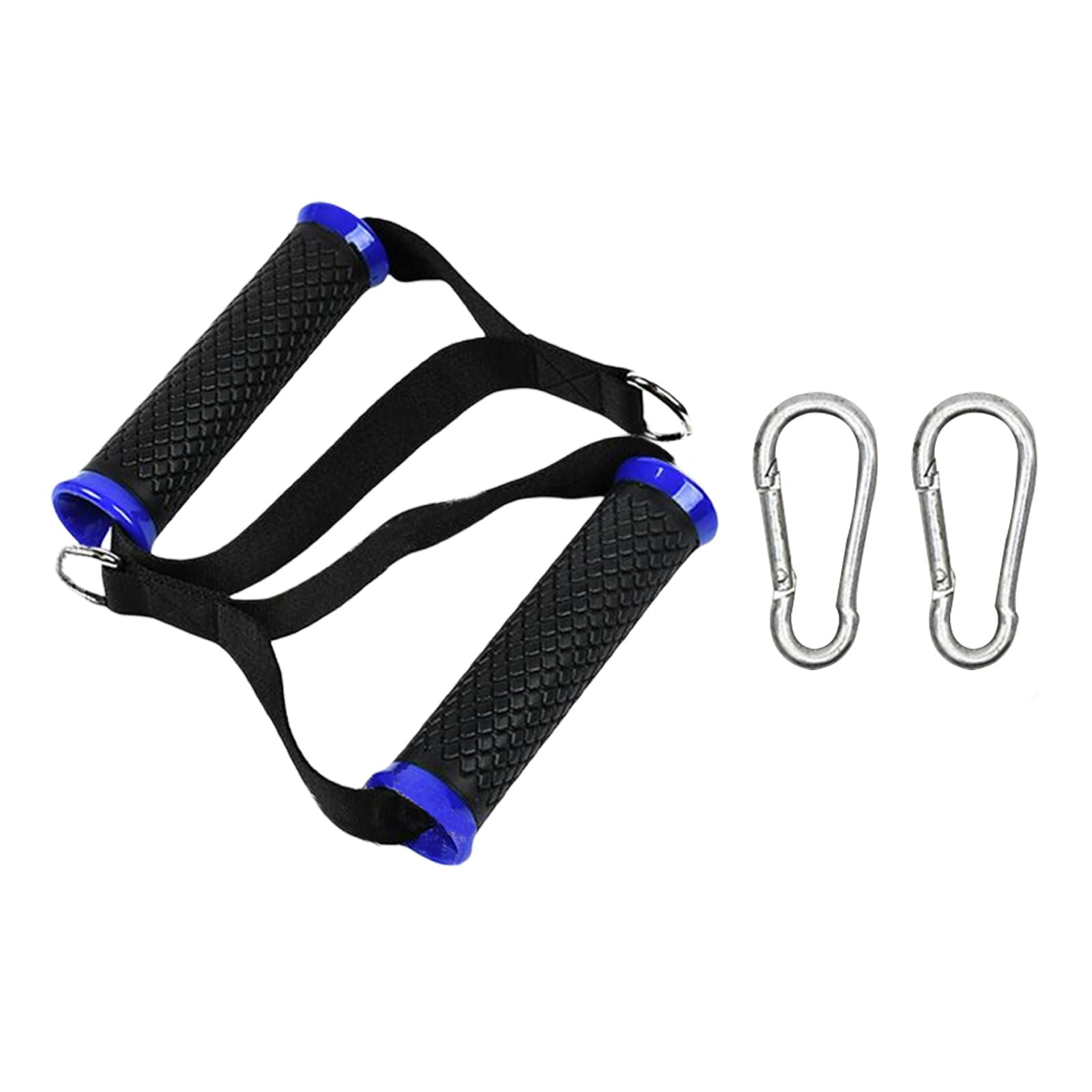 2 Pieces Universal Equipment Fitness Straps LAT Row Bar Gym for Push