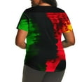 thumbnail image 2 of Eres Más Que una Camisa de Puntuación de Prueba Mujeres de Moda Impresión Casual Manga Corta Suelta Camiseta de Tamaño Más, Blusa de Túnica de Cuello Redondo, 2 of 5