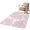 Rose, Pink, White, variant on Area Rug for Bedroom, Pink Coral Absorbent Non Slip Washable Rug, Coastal Summer Ocean Nautical Sea Low Profile Living Room Carpet Runner for Coffee Table, Home Office Decor, 47x63 In