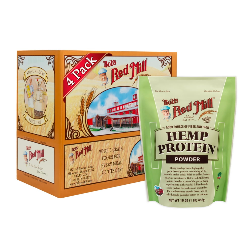 Bob'S Red Mill Hemp Protein Powder 16 oz. (4 count)