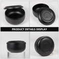 thumbnail image 2 of Miangastore Bol de Rasage en Acier Inoxydable pour Usage Quotidien Noir 1Pcs 4.3x4.3in, 2 of 8