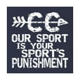 thumbnail image 2 of Go All Out Our Sport Is Your Sport's Punishment Cross Country T-Shirt Mens/Women/Youth, 2 of 3