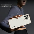 thumbnail image 2 of Allytechgroup Stylish Crocodile Pattern iPhone 12 Pro Max Case, Slim Fit Shockproof Anti-Scratch Luxury PU Leather Bumper Phone Case for Apple iPhone 12 Pro Max, White, 2 of 8