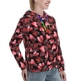 thumbnail image 2 of KLL Ladybugs and Red Hearts for Womens Pullover Hoodie with Pocket Hooded Long Sleeve Shirts Sweatshirt for Women-XX-Large, 2 of 7