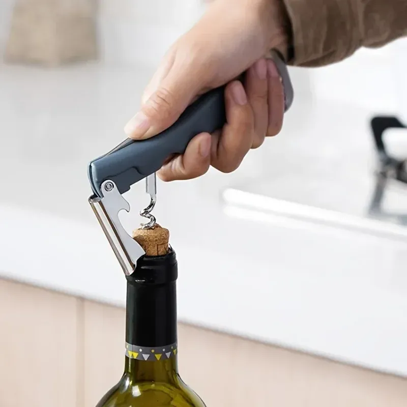 1PC Portable Beer Can Opener Wine Bottle Opener Restaurant Kitchen Tool Birthday Party Supplies Integrated Lid Opener