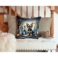 thumbnail image 3 of Yorkshire Terrier Spooky Halloween Fabric Decorative Pillow 14 in x 14 in, 3 of 4