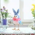 thumbnail image 3 of Nmdmisc Easter Plush Bird Decorations Bird Figurines Doll Table Ornament Plush Bird Fabric Bird for Gifts Indoor Outdoor Office Shelf Garden Birthday Party Favors Ornaments (Blue), 3 of 5