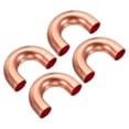 thumbnail image 1 of Accesorio de tubería de cobre en codo, conexión de soldadura por fusión para plomería de aire acondicionado HVAC, 3/8 pulgadas 4, 1 of 6