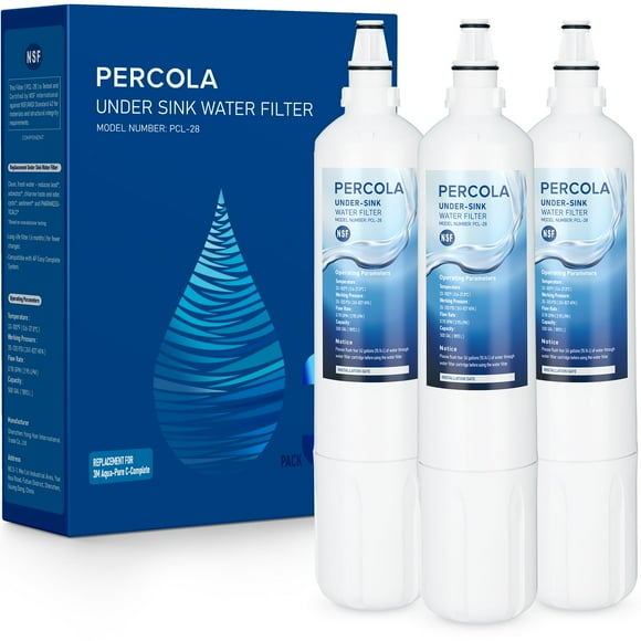 PERCOLA Filtre à Eau sous Évier AP Easy C-Complete/Model A/C, Compatible avec Système de Filtration sous Évier 3MÂÂÂ AP Easy Complete System/USF-A/C