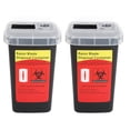 thumbnail image 2 of Blade Disposal Container, Large Capacity Smoothing Surfaces Blade Disposal Case  For Syringes, 2 of 8