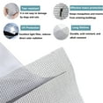 thumbnail image 3 of Petoto 47" x 100' Window Screen Roll - Heavy-Duty Screen Mesh Roll Pet Proof Screen Mesh for Patio Screen, Replacement Door Screen, Porch Screen, Dog Screen, Cat Screen, Black, 3 of 15
