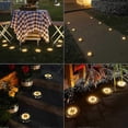 thumbnail image 2 of 12 Pieces Solar Lights Outdoor Garden, 8 Led Ground Lights 3000k Warm White Waterproof Ip65 Solar Lights Recessed Solar Lights For Pathway Patio Lawn, 2 of 5