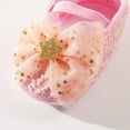 thumbnail image 7 of Baby Girls Bowknot Princess Shoes Headband Set Newborn Net Yarn Slip-On Crib Shoes, 7 of 7