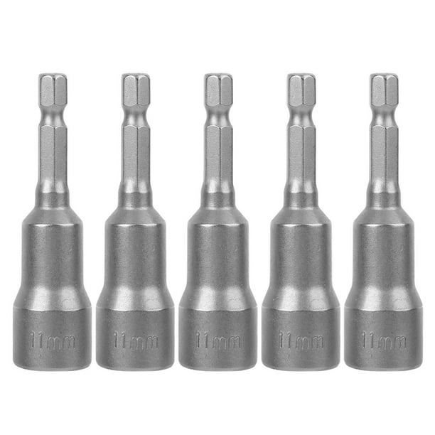 Dado hexagonal magnético de acero para herramientas, 5 piezas, dado hexagonal magnético, adaptador de broca magnética, dado hexagonal magnético, fiel a su promesa