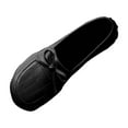 thumbnail image 2 of SYMOID Womens Black Pu Casual Flat Shoes - Round Toe Low Heel Bow Detail Comfortable Loafers for Daily Office Campus Dating,Size 42, 2 of 9