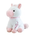 thumbnail image 3 of Colorful Sitting Pony Plush Toy Adorable Stuffed Horse Doll for Home Decor & Companionship Gift, 3 of 5
