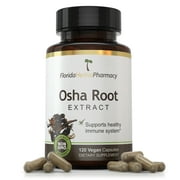 Florida Herbal Pharmacy, OSHA Root Extract Capsules 10:1 (120 Capsules) 500 mg per Capsule, 1000 mg Serving