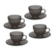 thumbnail image 3 of Juego de 4 tazas de té en miniatura para casa de muñecas, vajilla pequeña, muebles para casa de muñecas a escala 1/6 Gris, 3 of 9