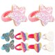 thumbnail image 3 of 5 Pairs Glitter Hair Ties Girls Hair Tie Elastic Ponytail Holder Sparkle Hair Ties for Children, 3 of 4