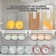 thumbnail image 5 of Contenedor de almacenamiento de huevos Inteprter transparente Organizador de utensilios de cocina, 5 of 6