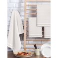 thumbnail image 2 of Farmhouse Beige White Striped Kitchen Dish Towels for Drying Dishes Set of 4, Modern Stripes Waffle Weave Microfiber Hand Tea Bathroom Towels Quick Dry & Absorbent Towel 15.7x23.6, 2 of 7