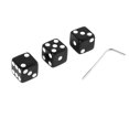 thumbnail image 4 of Dice Shape Volume Tone Knobs, Simple Operation Dice Style Suitable Size Wear  Guitar Volume Control Knobs 3PCS With 1 Wrench For Electric Guitar, 4 of 7