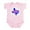 Petal Pink, variant on CafePress - British Texan Infant Creeper - Baby Light Bodysuit, Size Newborn - 24 Months