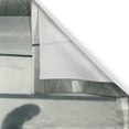 thumbnail image 2 of Ambesonne Cat Kitchen Curtains, Bath Shadow of a Singing Kitty, 55"x45", Dark Blue Grey Off White, 2 of 3
