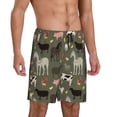 thumbnail image 2 of Fotbe Farm Animals Pantalones Cortos de Pijama para Hombre, Ropa de Dormir, Pantalones de Pijama Cortos para Hombre-4X-Large, 2 of 6