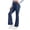 Dark Blue, variant on MXUIKV Leggings Pants for Women Slim Fitted Micro Flare Stretchy Elastic High Waist Yoga Trousers(X-Large,White)
